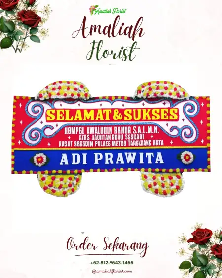 Papan Bunga Ucapan Selamat Limpas